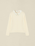 Wool-blend sweater with jewel collar image number 3