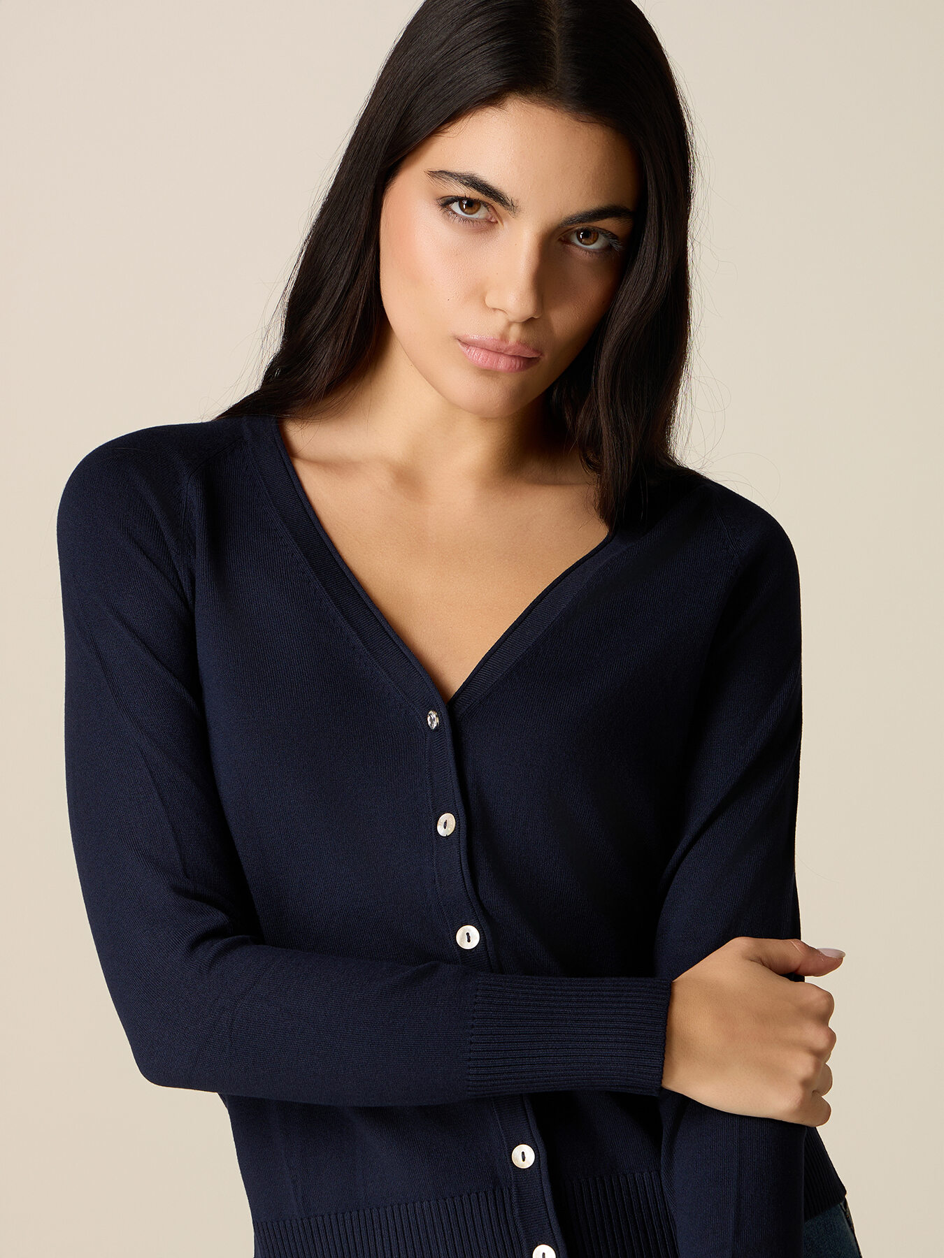 Cardigan misto viscosa image number 2