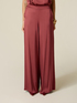 Palazzo-Hose aus Viskose-Satin image number 3