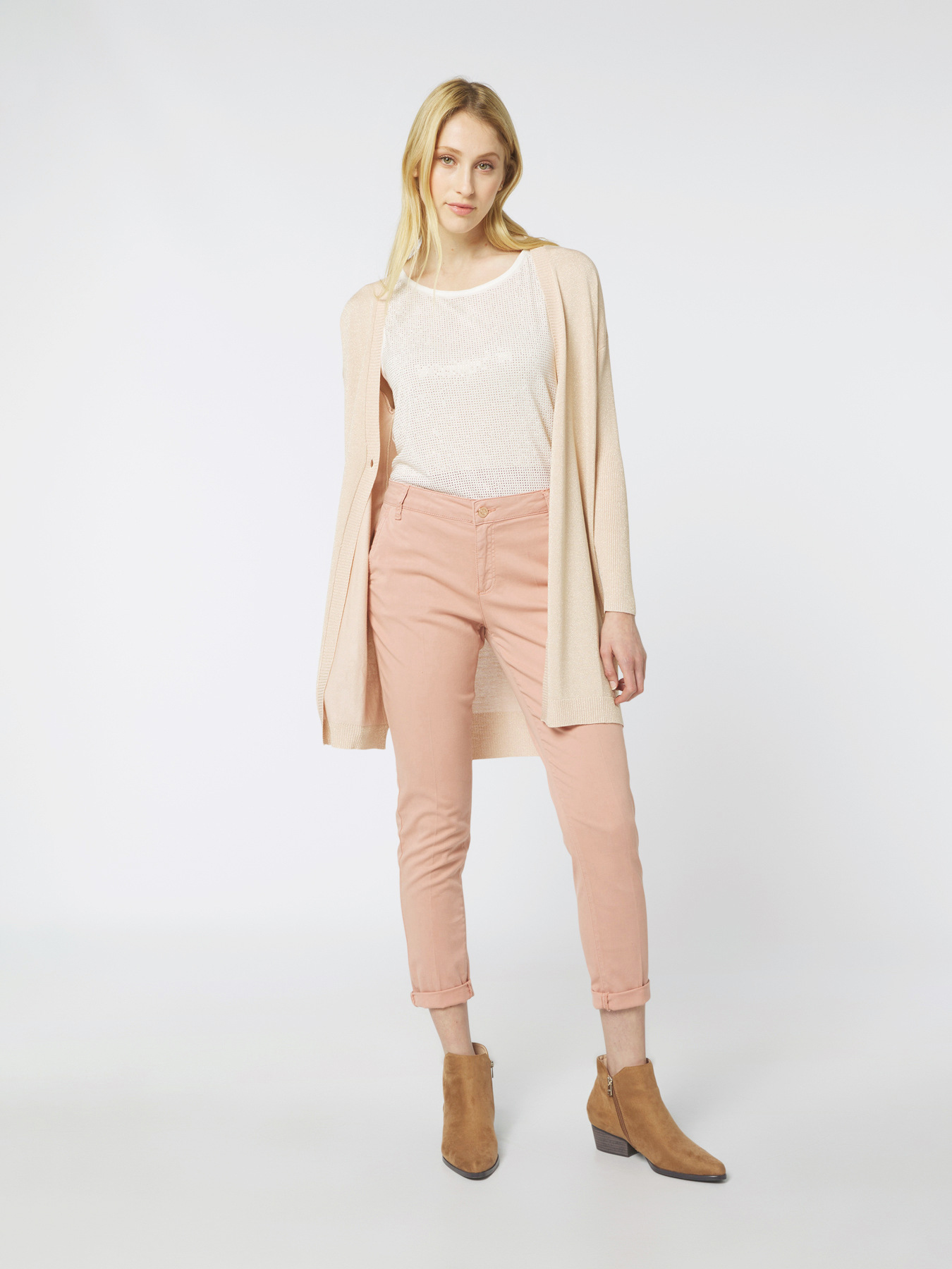 Cardigan lungo lurex image number 0