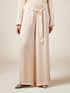Wide-leg palazzo pants with sash belt image number 4