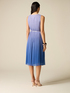 Plissiertes Midi-Kleid mit G&uuml;rtel image number 1