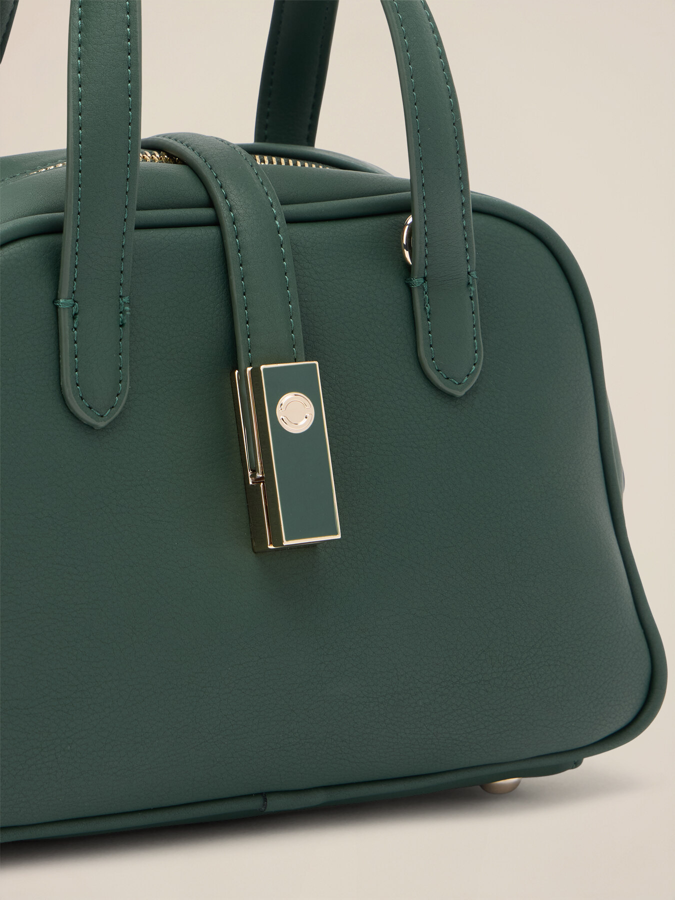 Handbag with metal detail image number 4