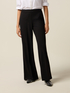 Wide-leg palazzo pants in crepe fabric image number 3