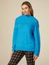 Pull de laine m&eacute;lang&eacute;e avec boutons bijou image number 0