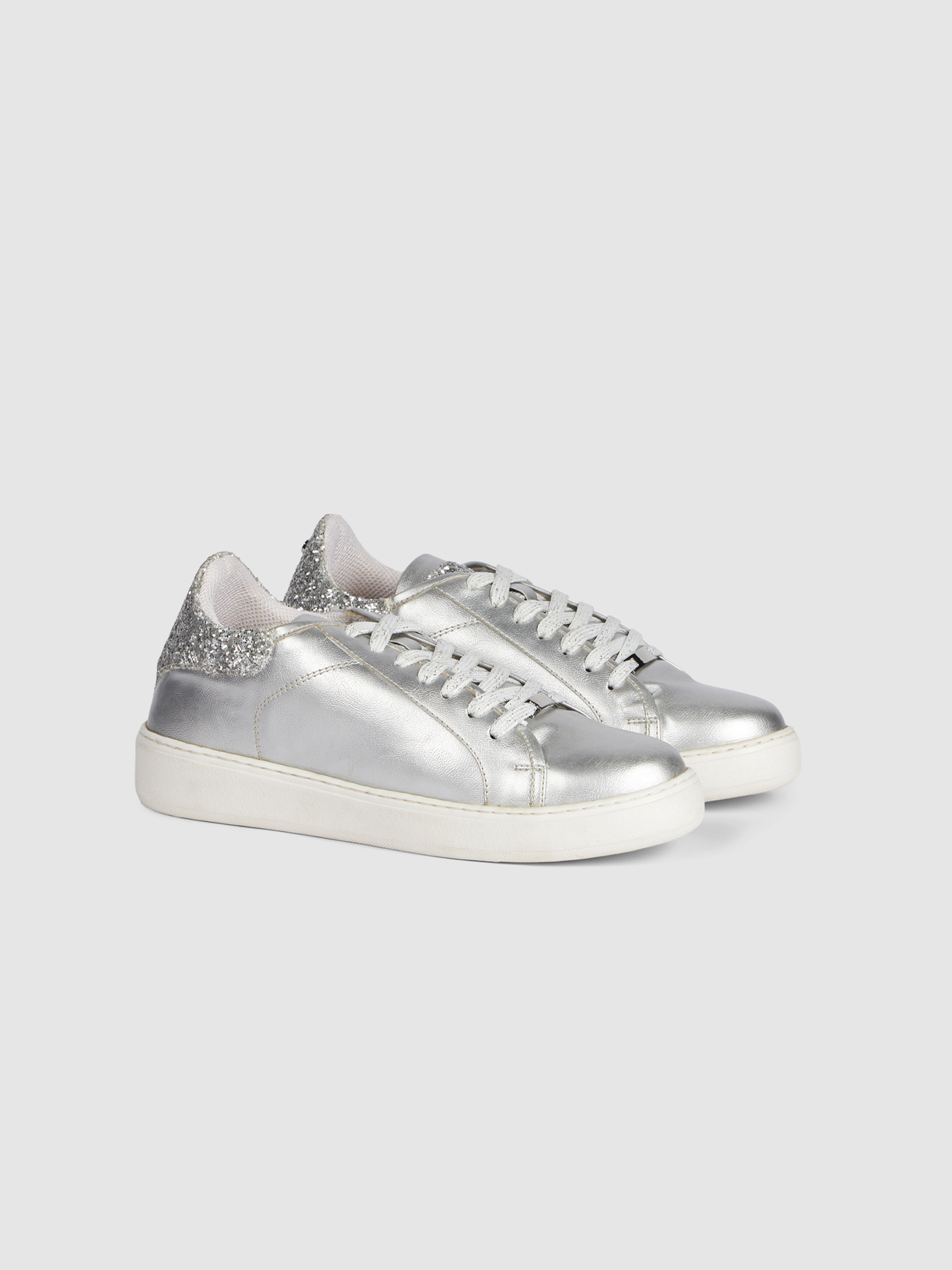 Sneakers mit Glitzerteil image number 1