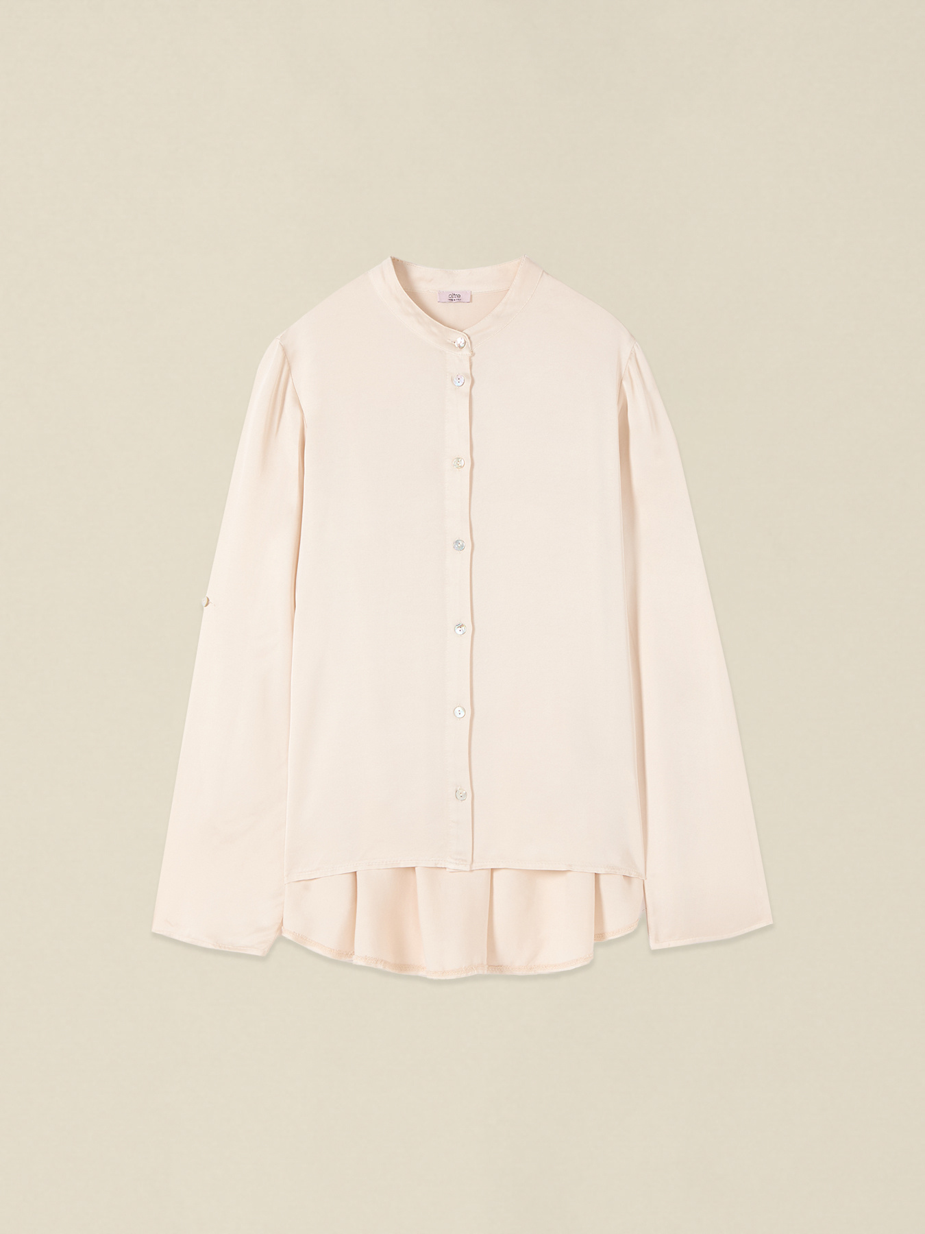 Blusa in raso di viscosa image number 3