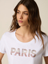T-Shirt mit Schriftzug-Applikation image number 2
