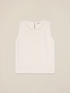 Mixed linen top with crystals image number 3
