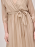 Short crossover silk blend dress image number 2