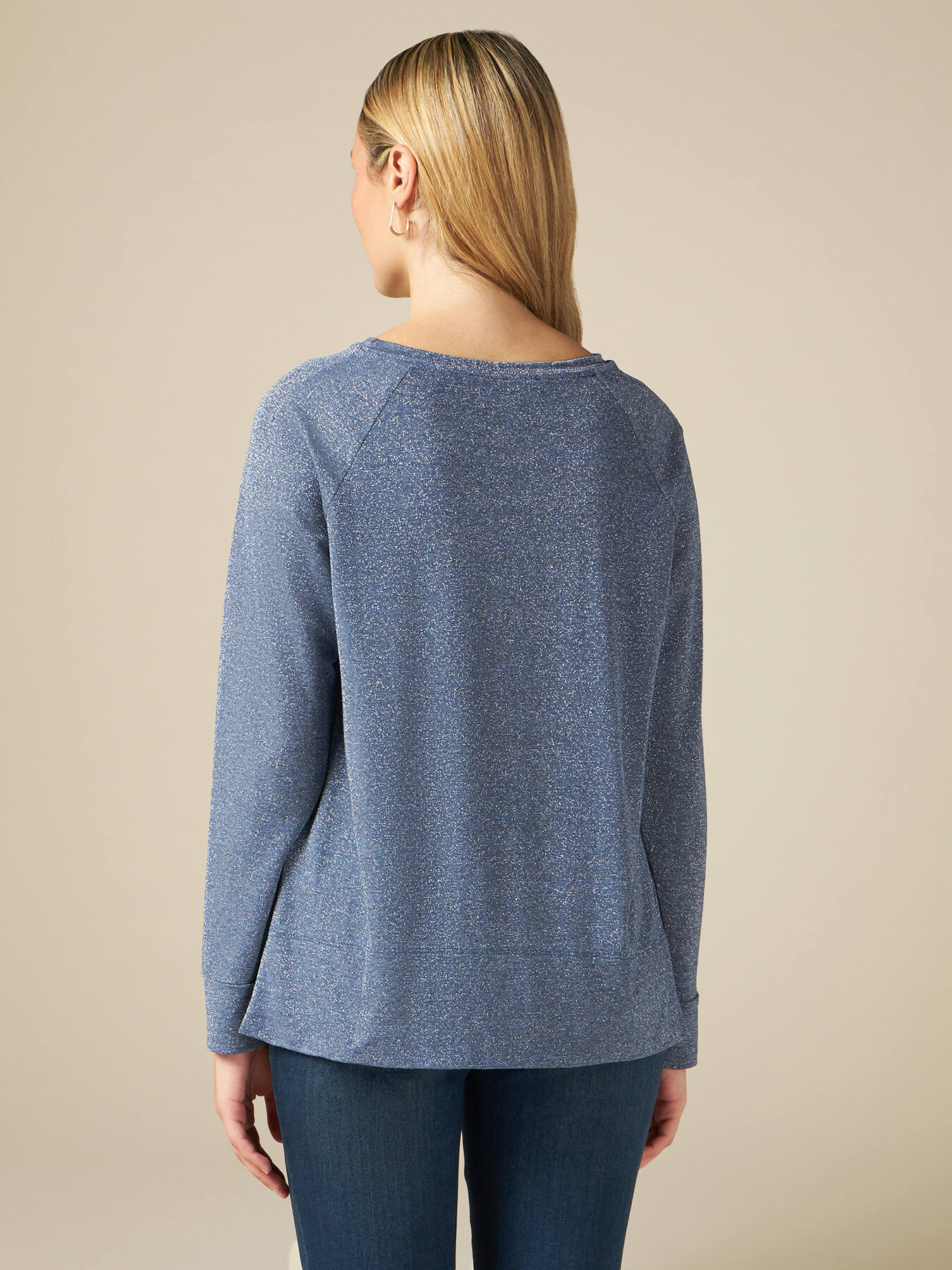 T-shirt en jersey lurex image number 1