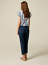 Cotton blend capri pants image number 1