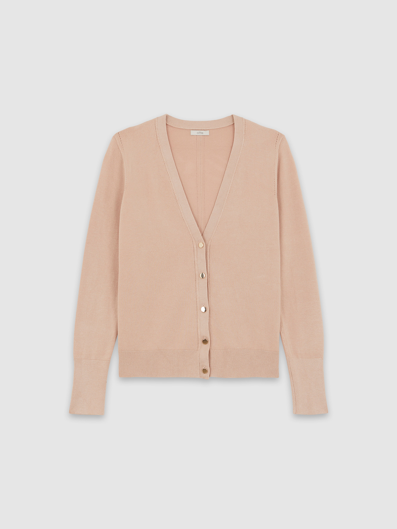 Cardigan scollo a V image number 3