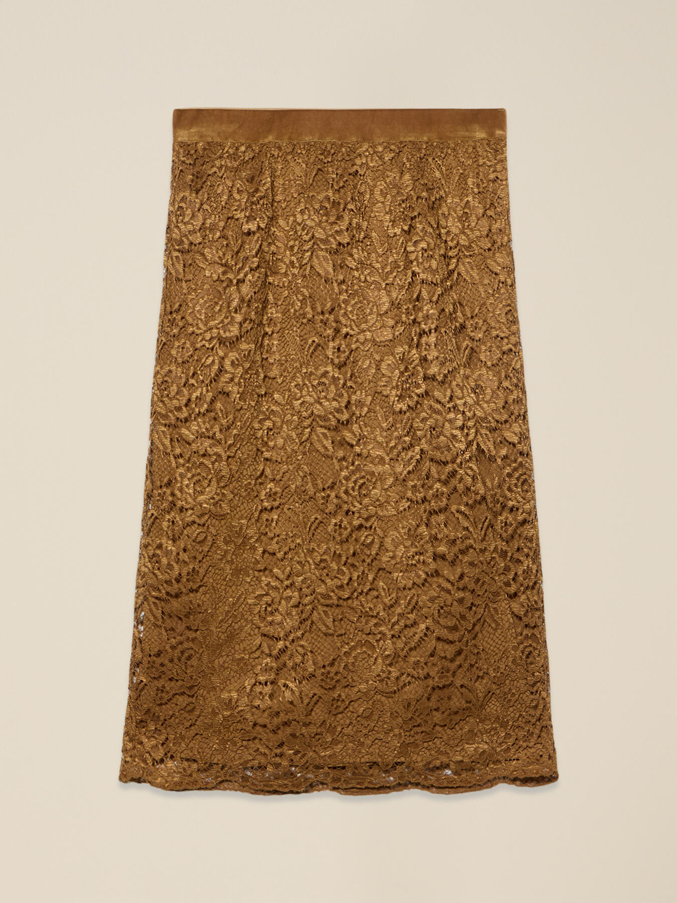 Midi lace pencil skirt image number 4