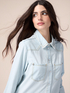 Cămașă din denim spălată cu pietre image number 2