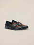 Mocasines con detalle animal print image number 1