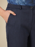 Pantalones pitillo con bajo vuelto image number 2