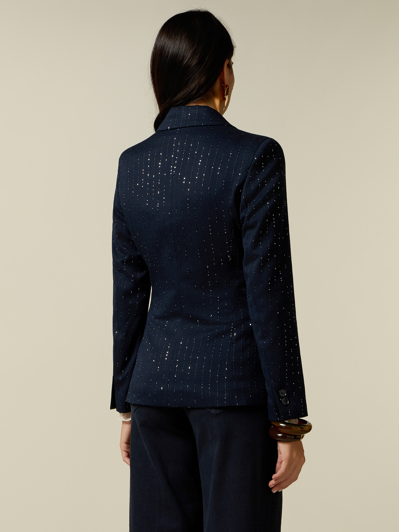 Blazer aus Flanell mit Mikro-Kristallen image number 1