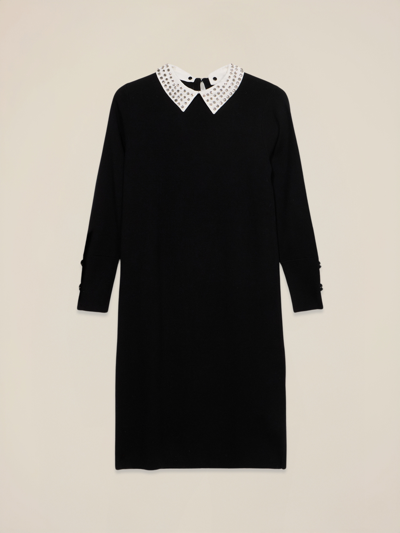 Rochie cu guler decorat image number 3