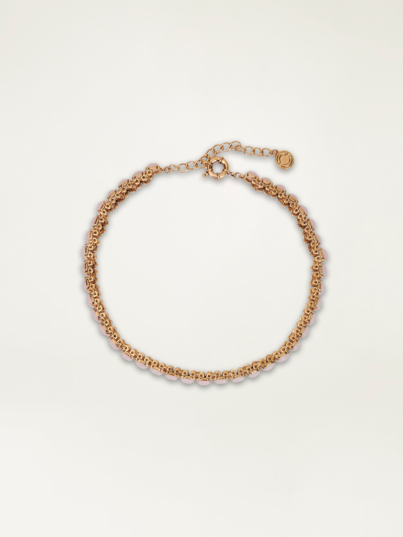 Choker necklace with stones