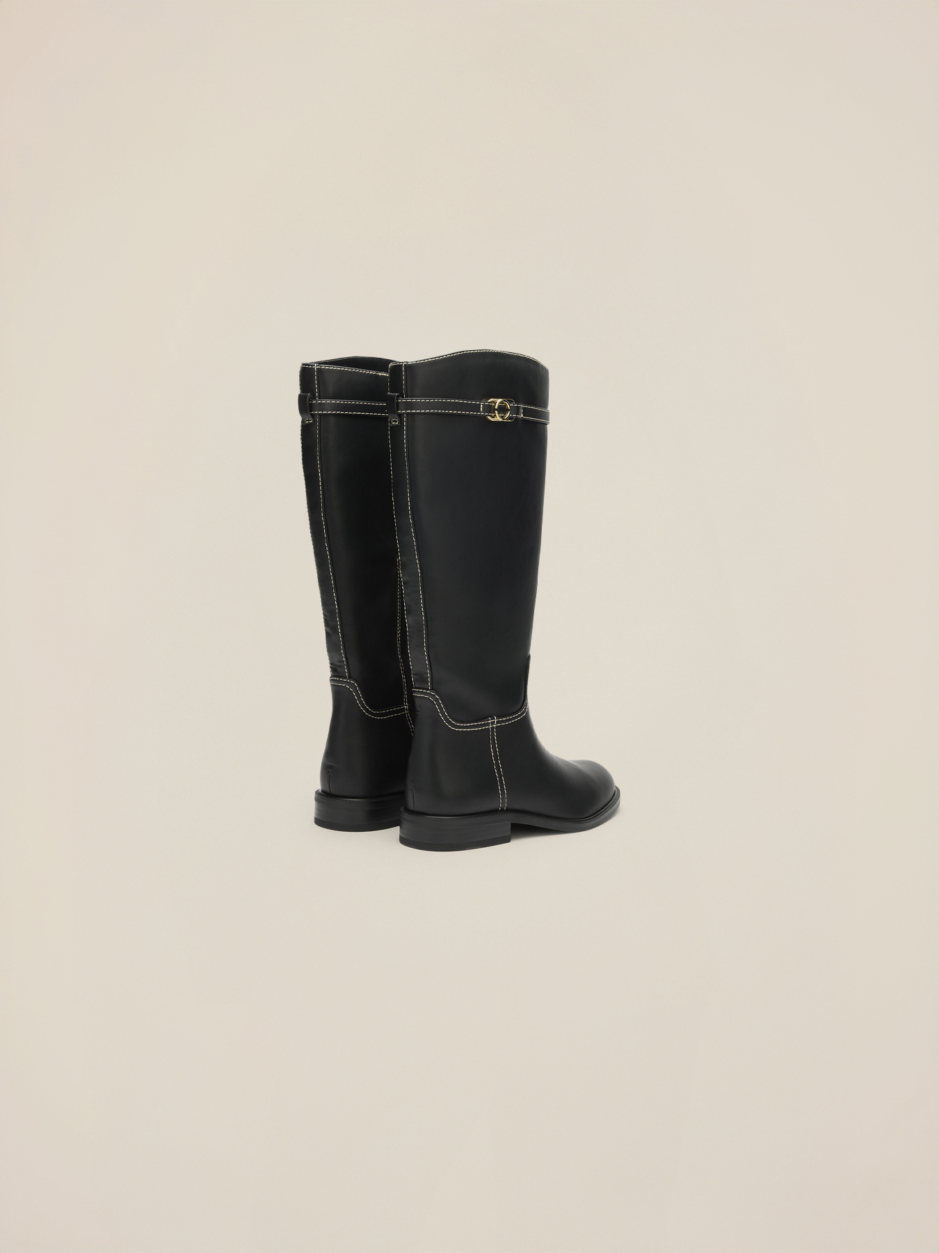 Bottes hautes plates image number 3