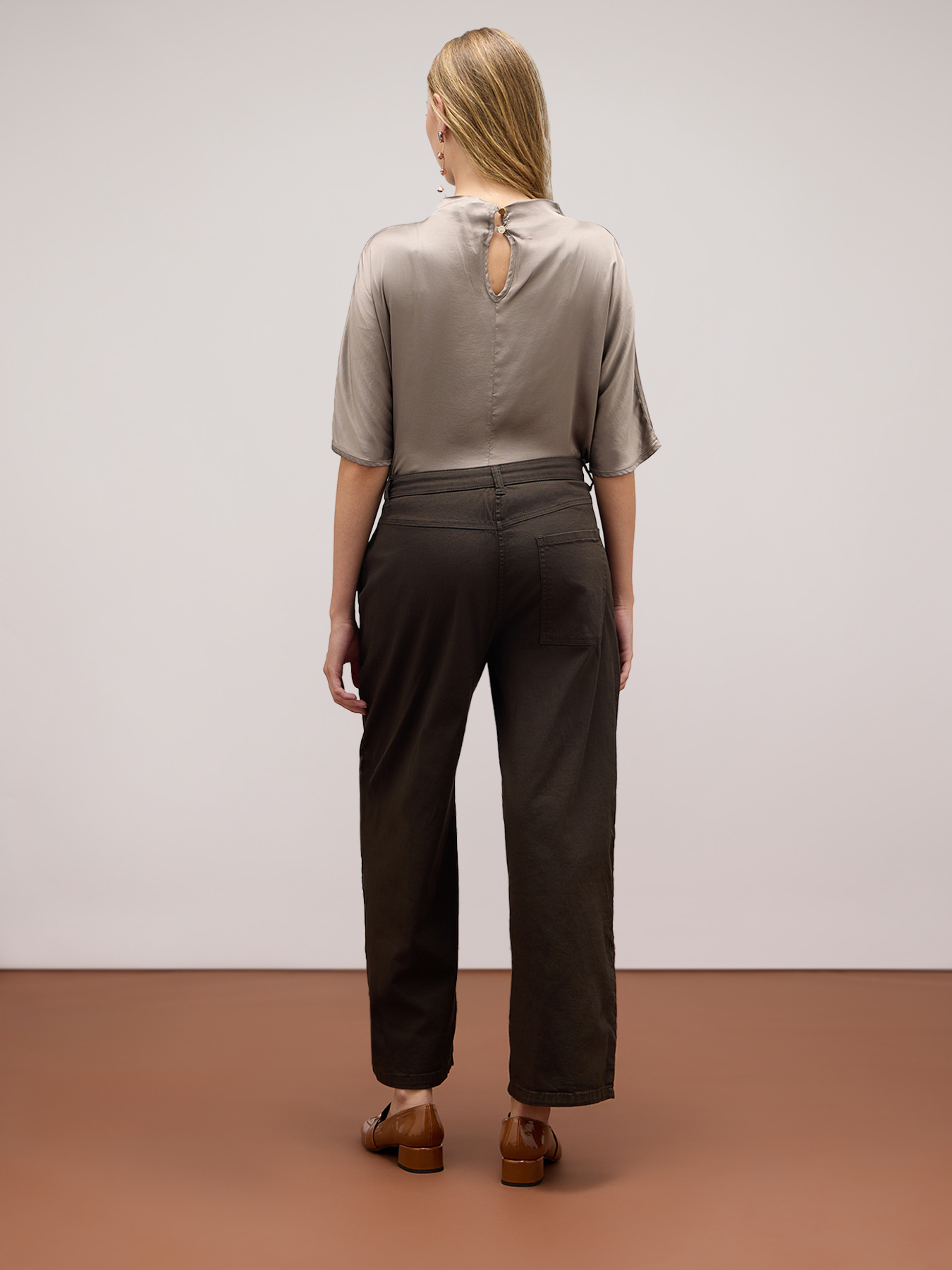 Karottenhose Oversize aus Baumwolle image number 2