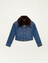 Denim jacket with quilted lining image number 0