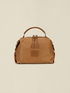 Shoulder bag with scarf, chain and mini pouch image number 1