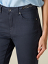 Skinny pants with metal chain image number 2