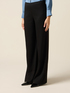 Palazzo pants with sequin embroidery image number 3