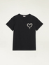 T-shirt con ricamo gioiello image number 3