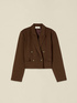 Doppelreihiger Crop-Blazer image number 3