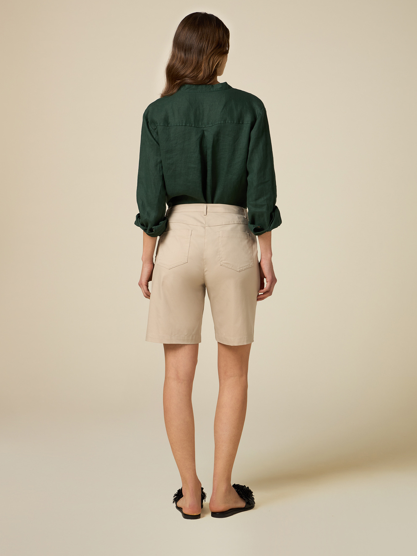 Bermude din amestec de bumbac image number 1