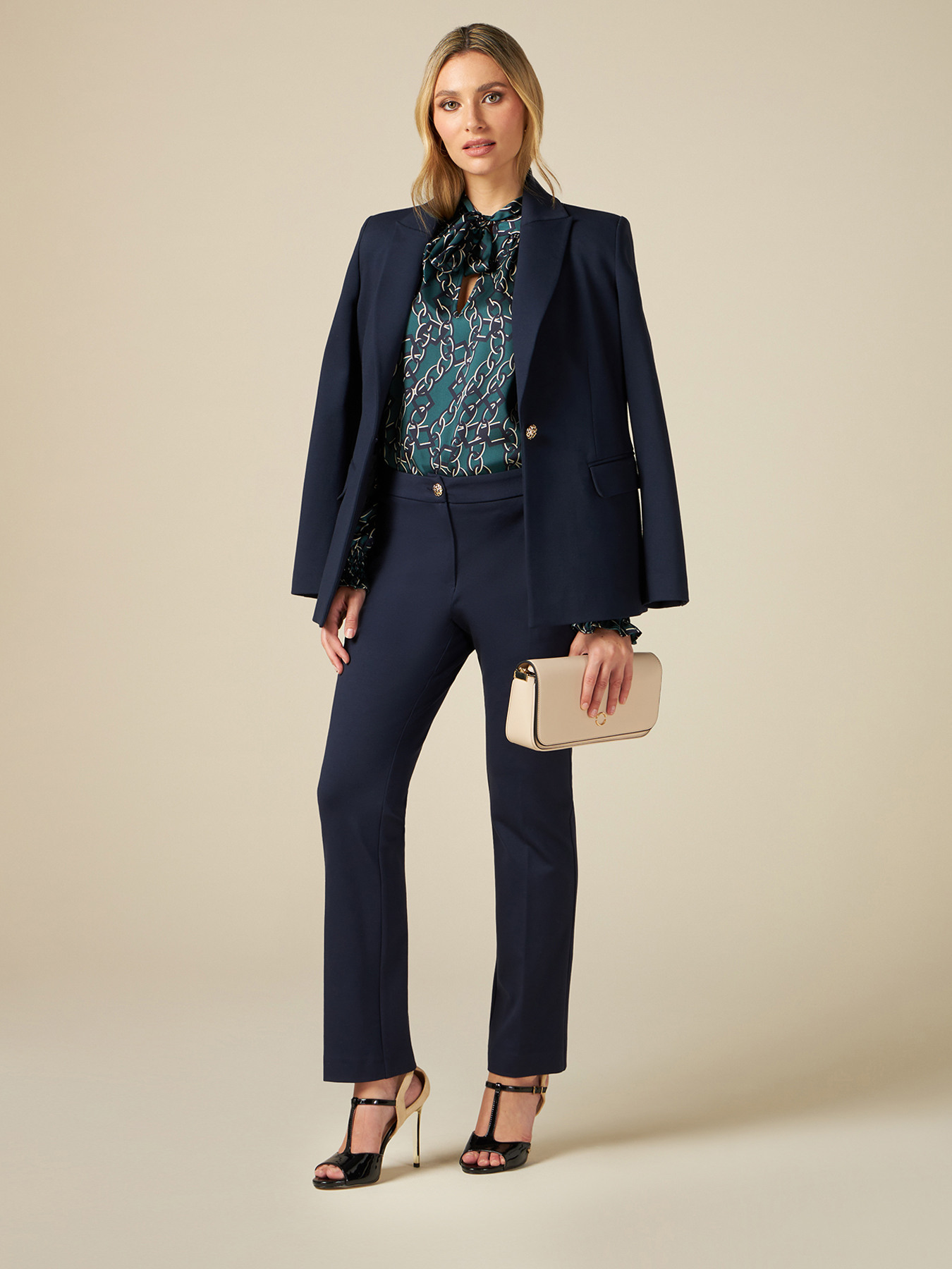 Blazer in punto milano image number 3