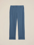 Pantalones cropped de tejido crep&eacute; image number 4