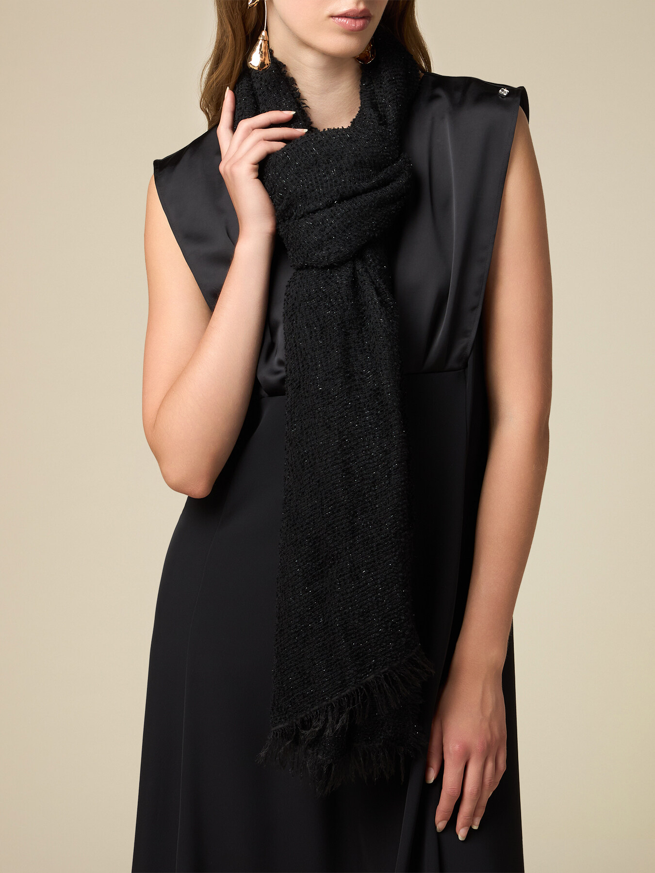 Wool blend scarf image number 0