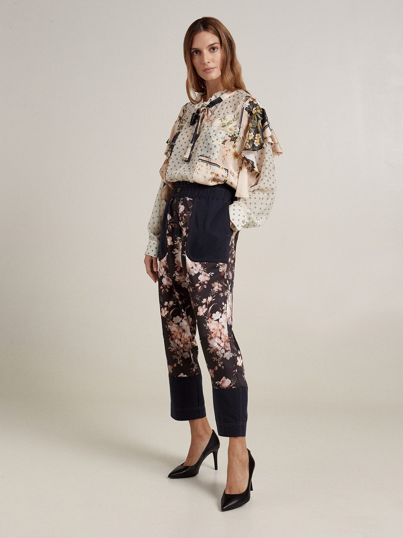 Joggers floreali image number 0