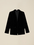 Blazer in velluto ad effetto sparkling image number 3