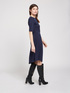 Short-sleeved dress with beads image number 1