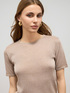 Fine knit viscose blend T-shirt image number 2