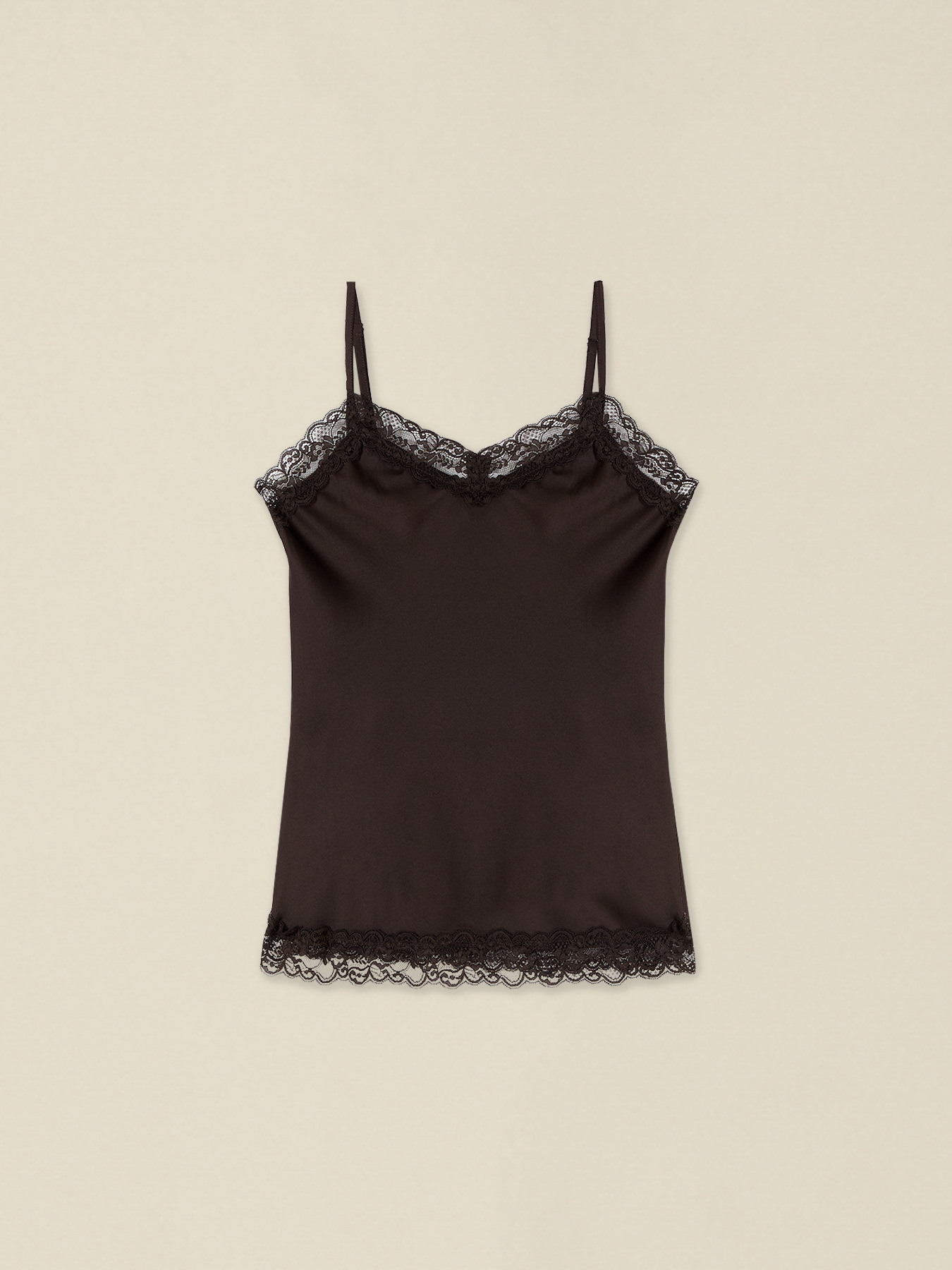 Top lingerie in satin and lace image number 3