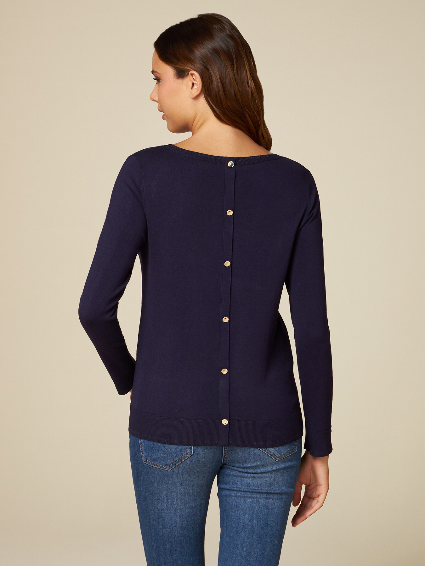 Sweater with buttons on the back image number 1