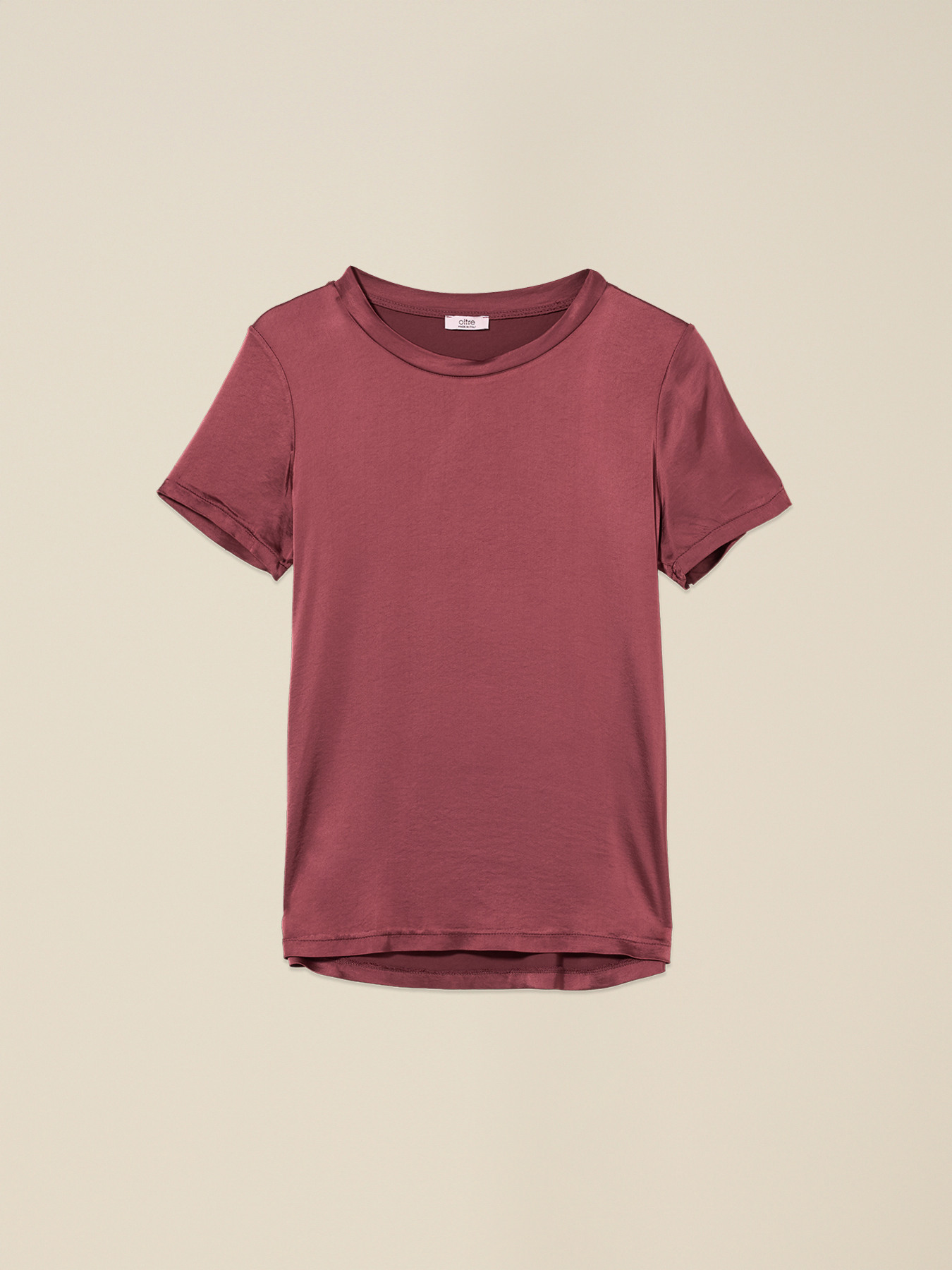 Blusa in raso misto viscosa image number 0