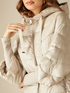 Jachetă din puf cu mâneci detașabile image number 2