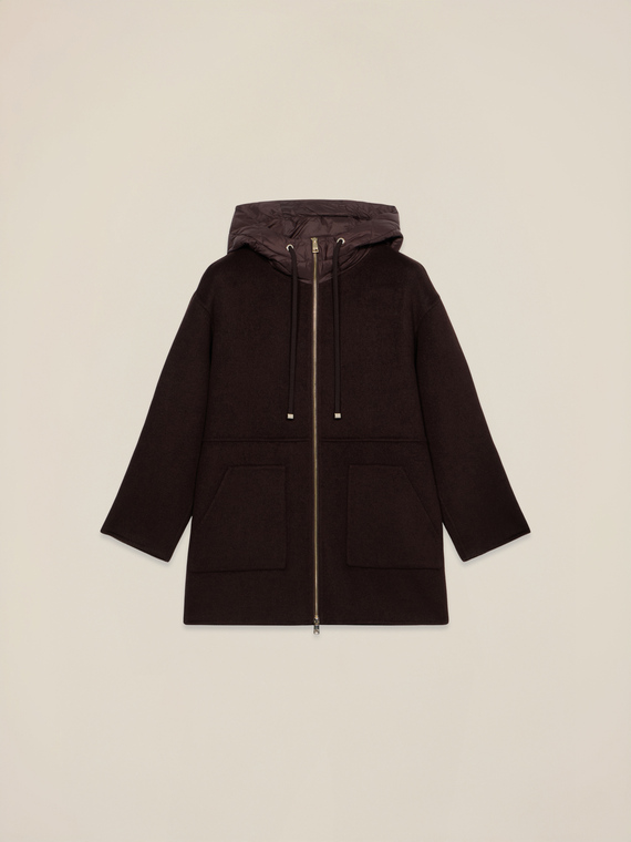 Giubbotto parka con cappuccio imbottito