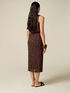 Pencil skirt in sequined tulle image number 1