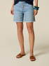 Denim shorts with jewel buttons image number 3