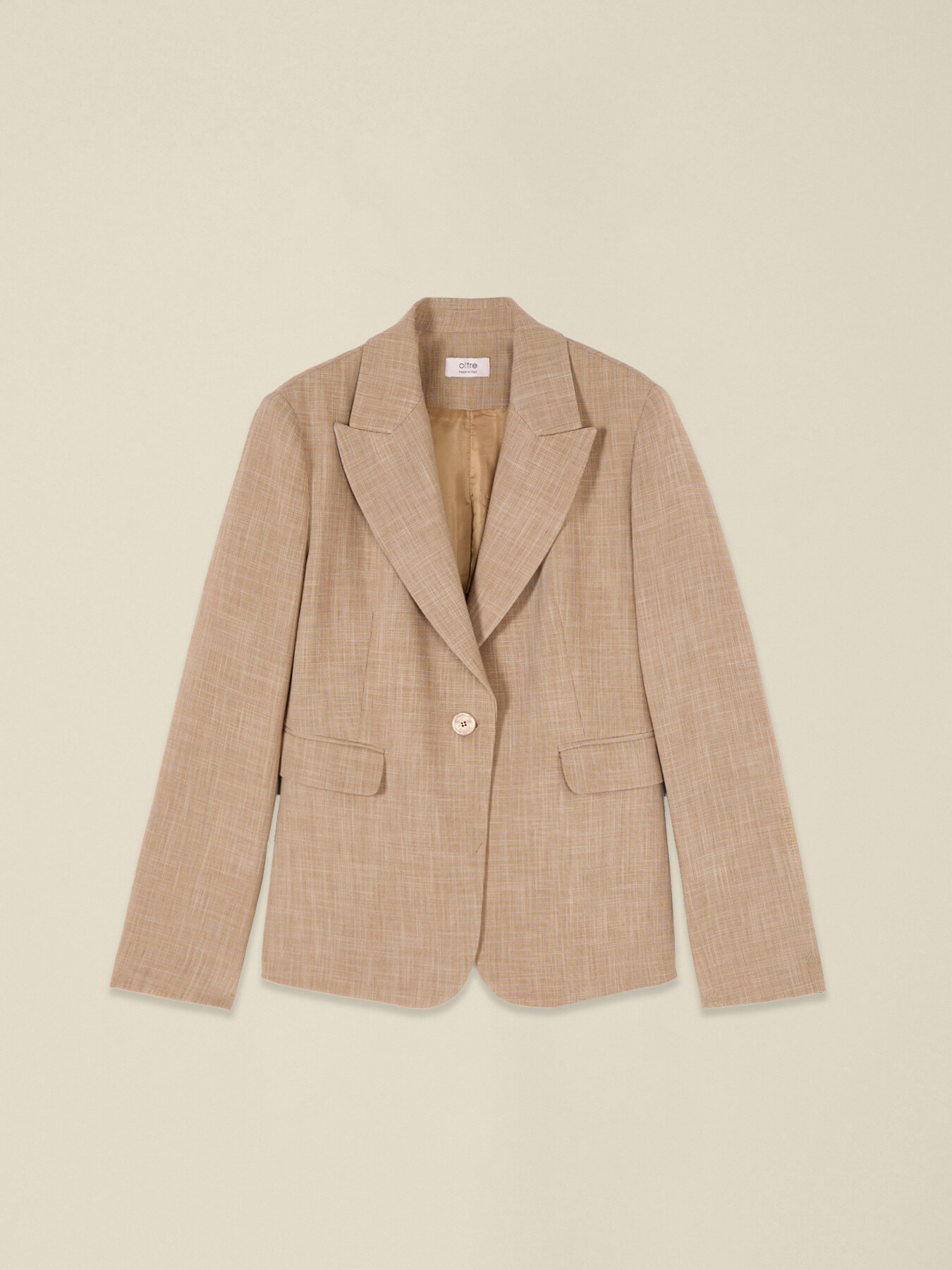 Strukturierte Jacke aus Viskosemischung image number 3