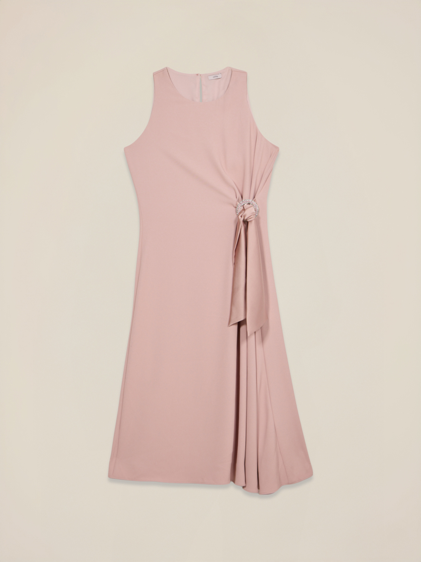 Vestito con nodo e fibbia gioiello image number 3