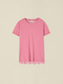 T-shirt con parte dietro in pizzo image number 3